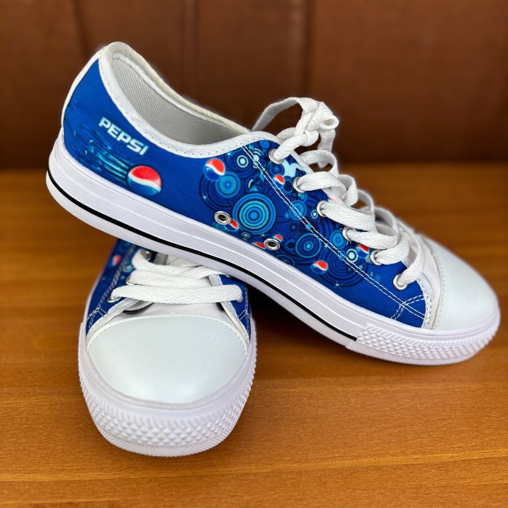 Pepsi Sneakers in Blue, Red and White
